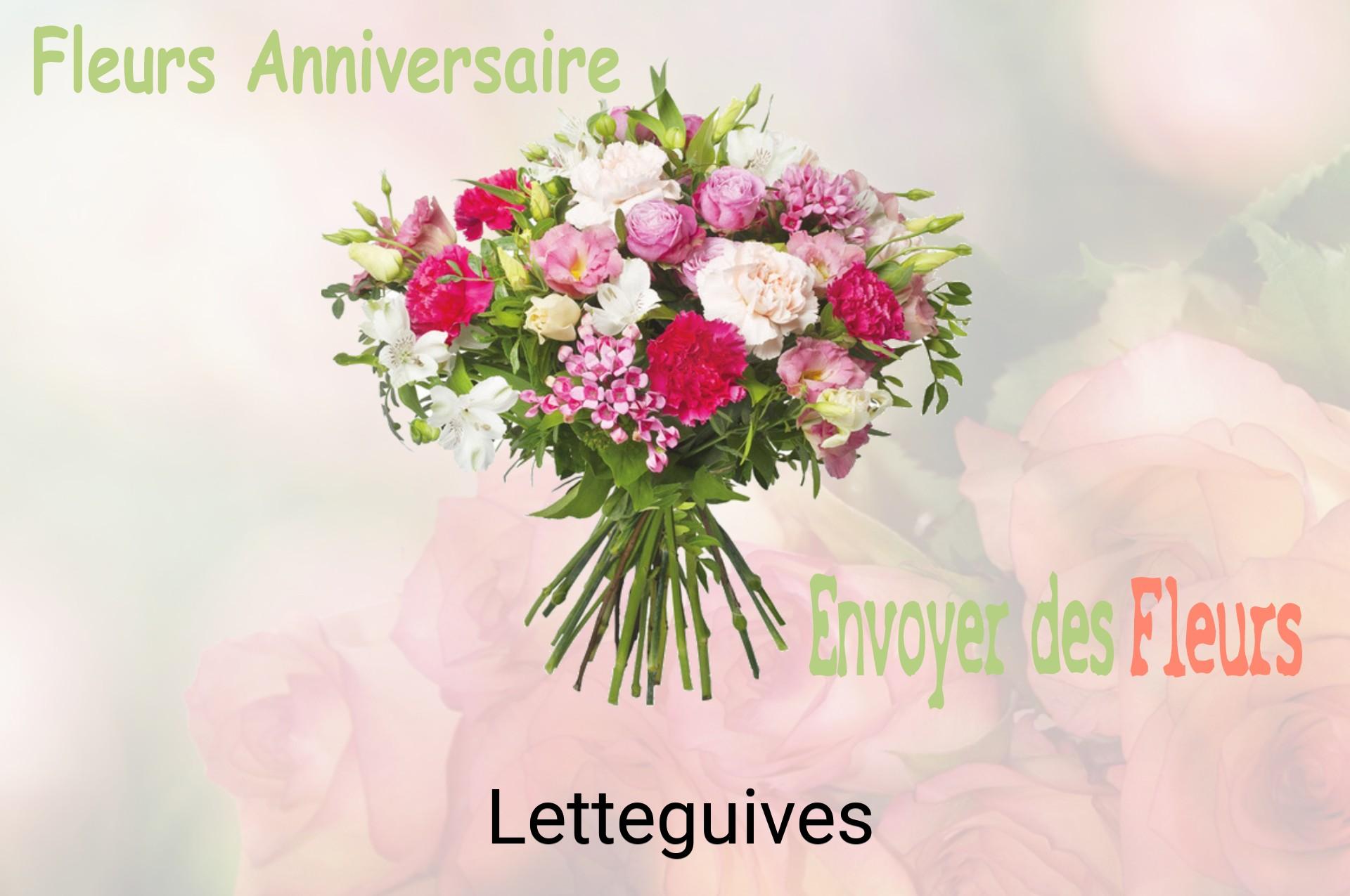 Bouquet de fleurs d’anniversaire livré à Letteguives