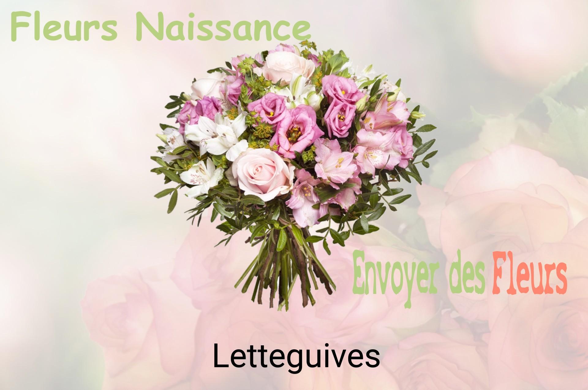 Bouquet de fleurs de naissance livré à Letteguives